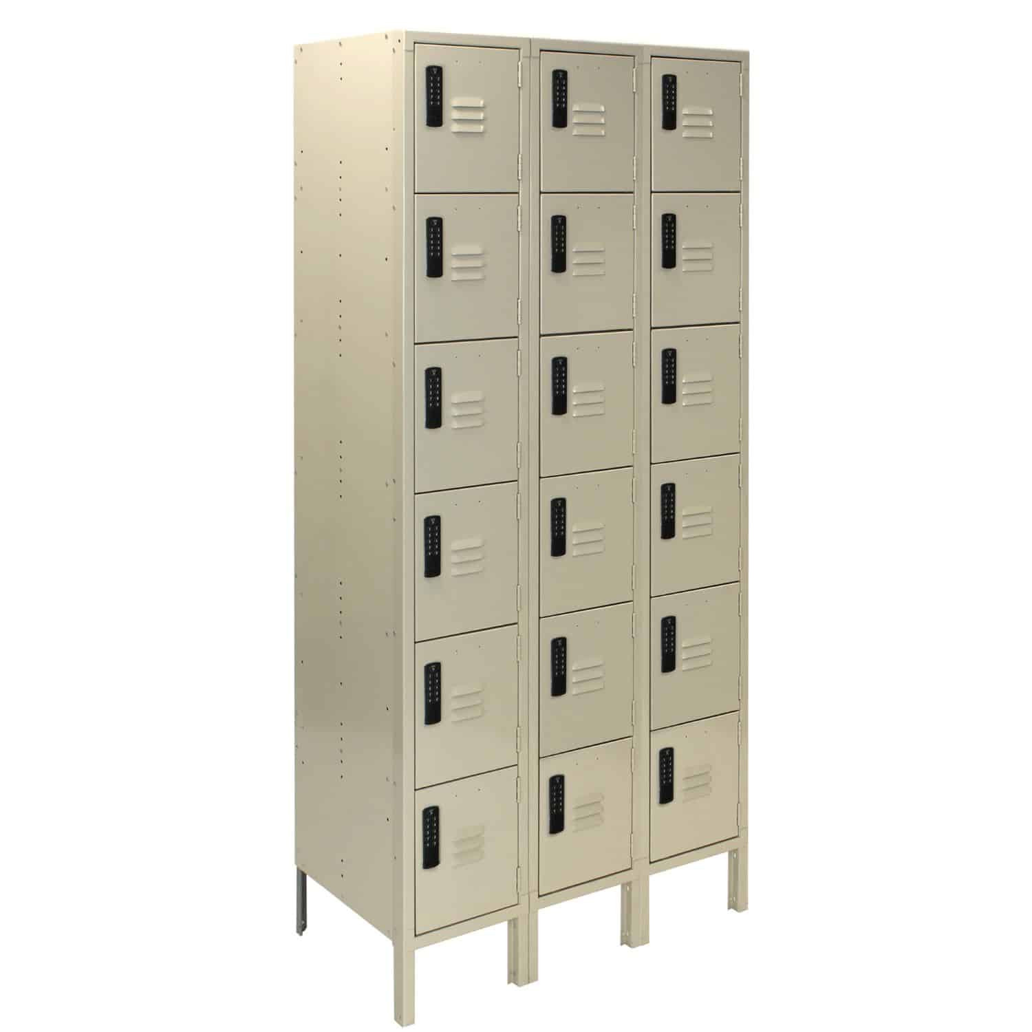 18 Door Metal Locker With Digital Locks