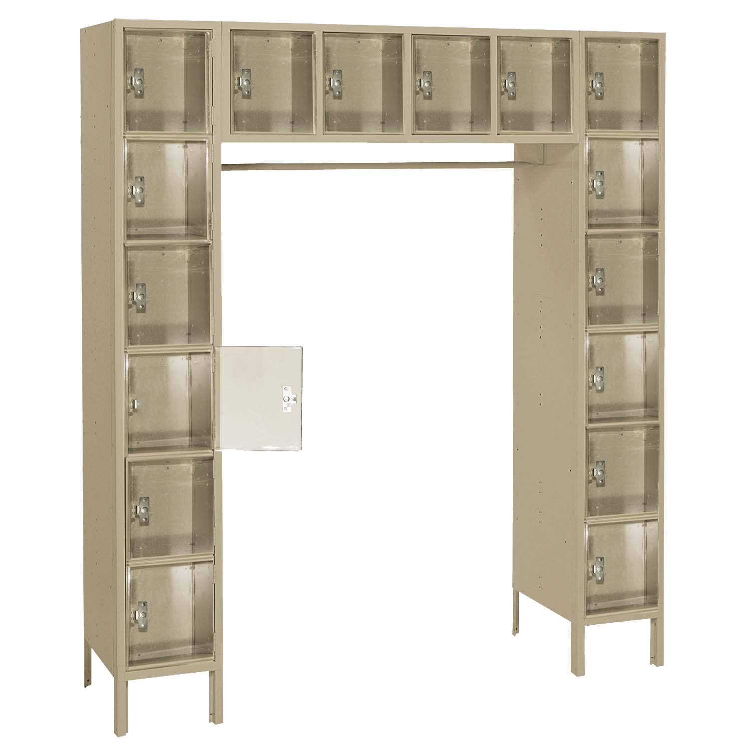 16 Door ClearSight Locker LockeRack® System