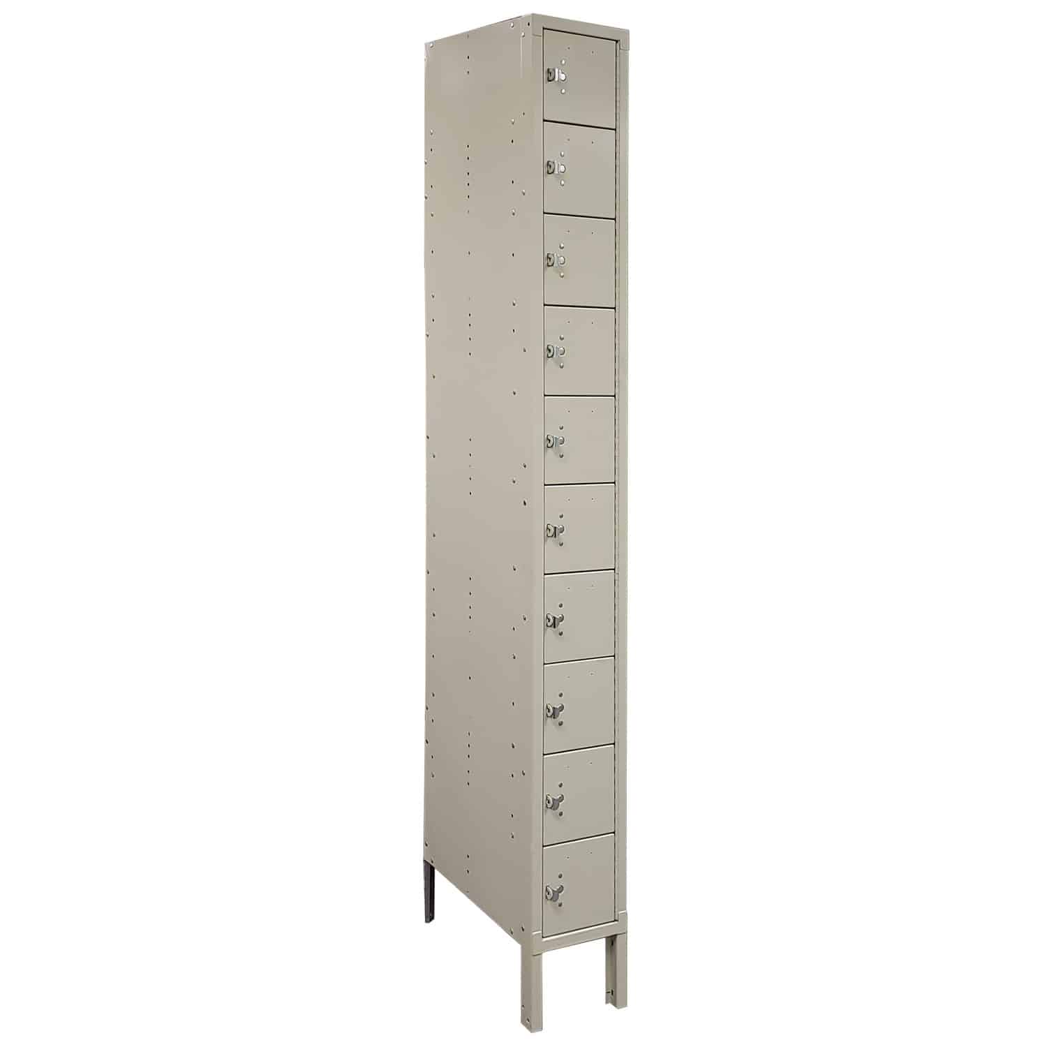 10-Tier Cell Phone Locker – 1 Wide