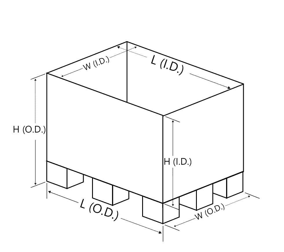 48 x 40 x 42 Heavy Duty Bulk Box