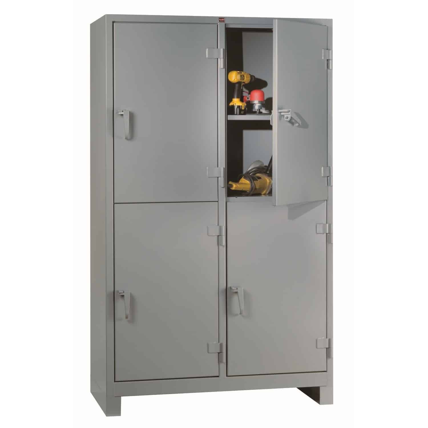 All-Welded Steel Industrial 4 Door Storage Cabinet